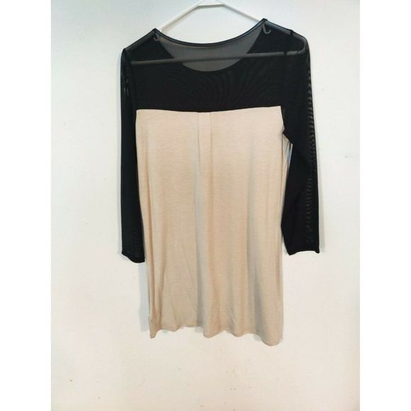 Express Women's Dress Tunic sheer sleeve Sz M - Picture 2 of 4